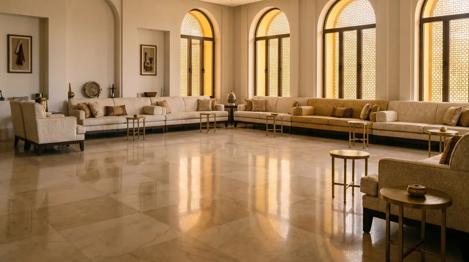 Best Marble for Flooring in Qatar: Majlis, Stairs & Reception