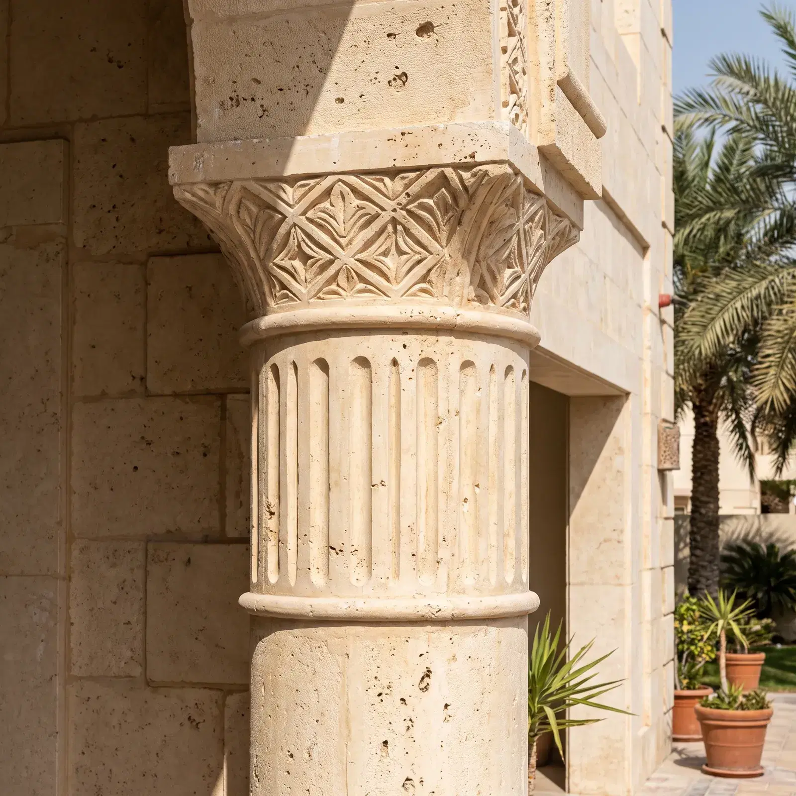 Stone Cladding in Doha — natural stone by Auckland Construction & Development