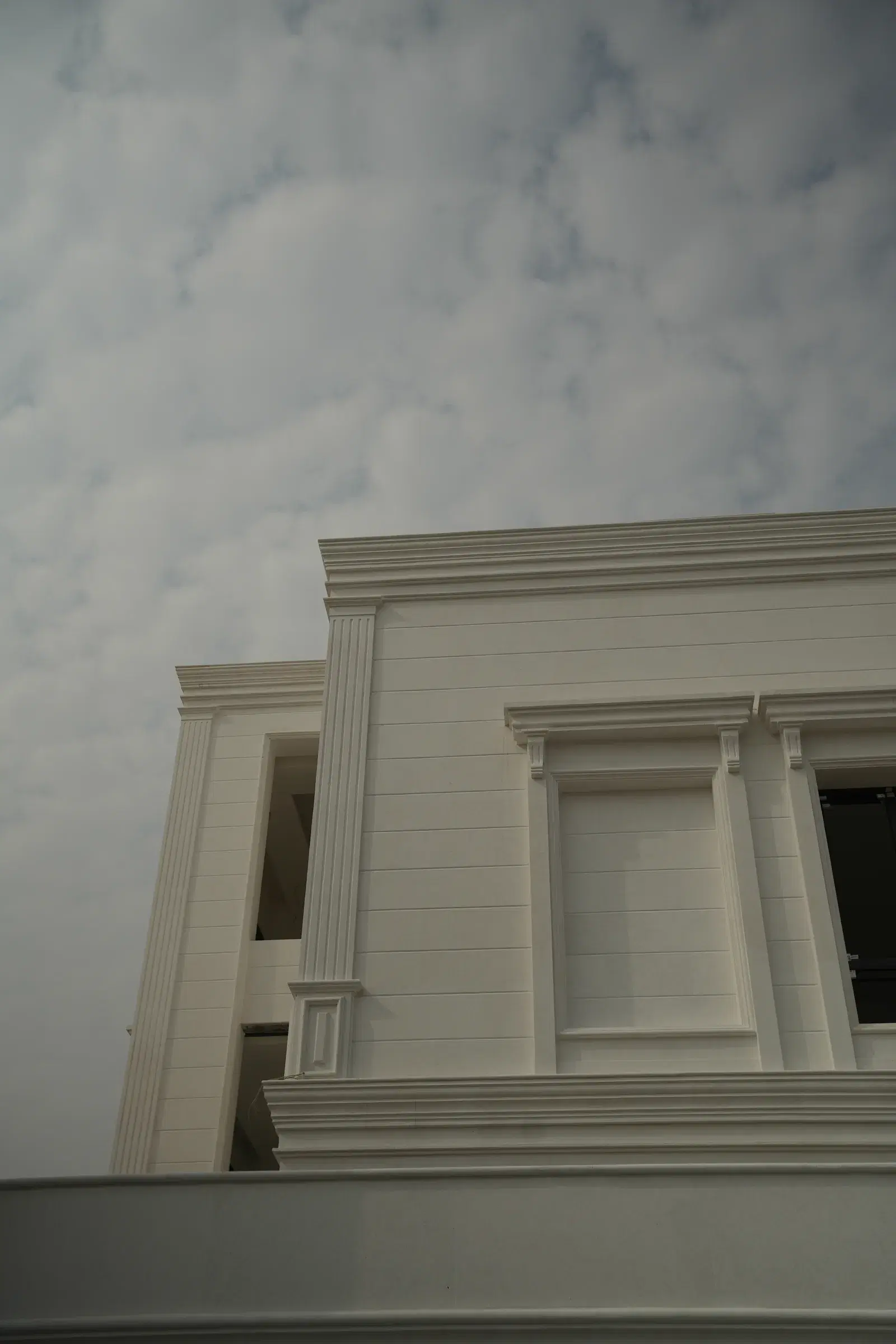 Classical Syrian Stone Facade — Abu Hamour, Doha