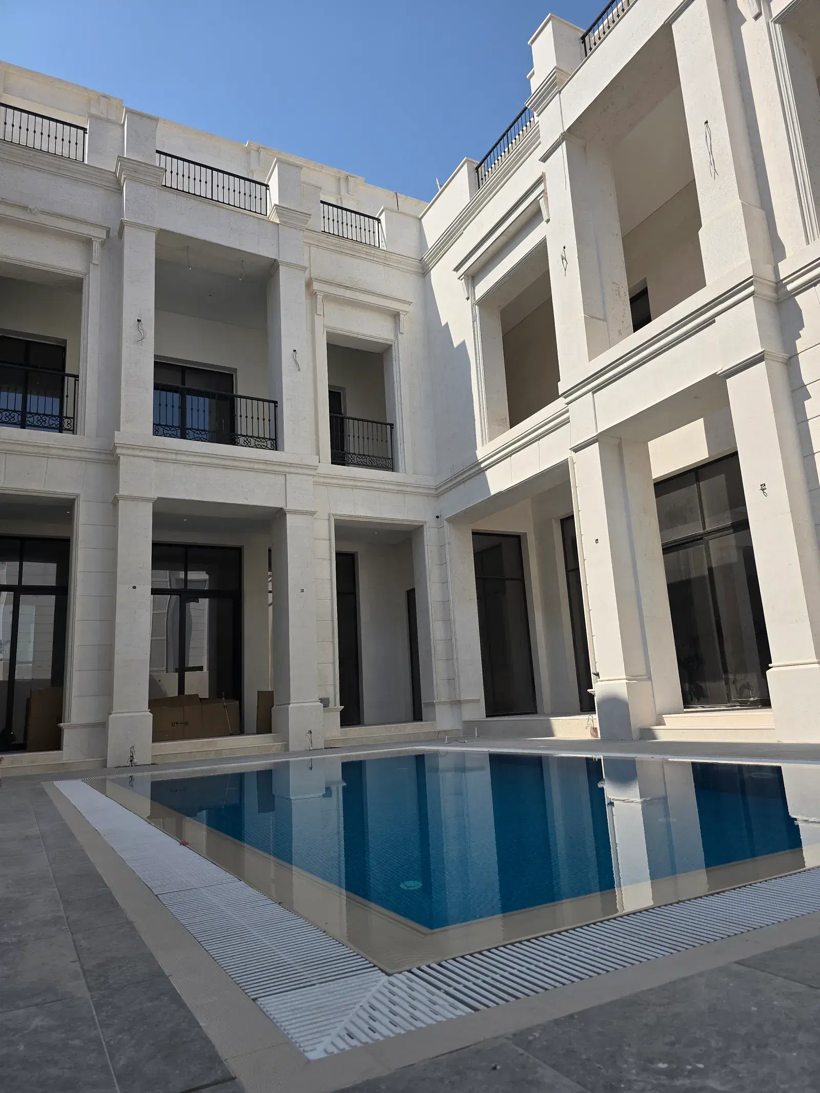 Classical Syrian Stone Facade — Ain Khaled, Doha — photo 4