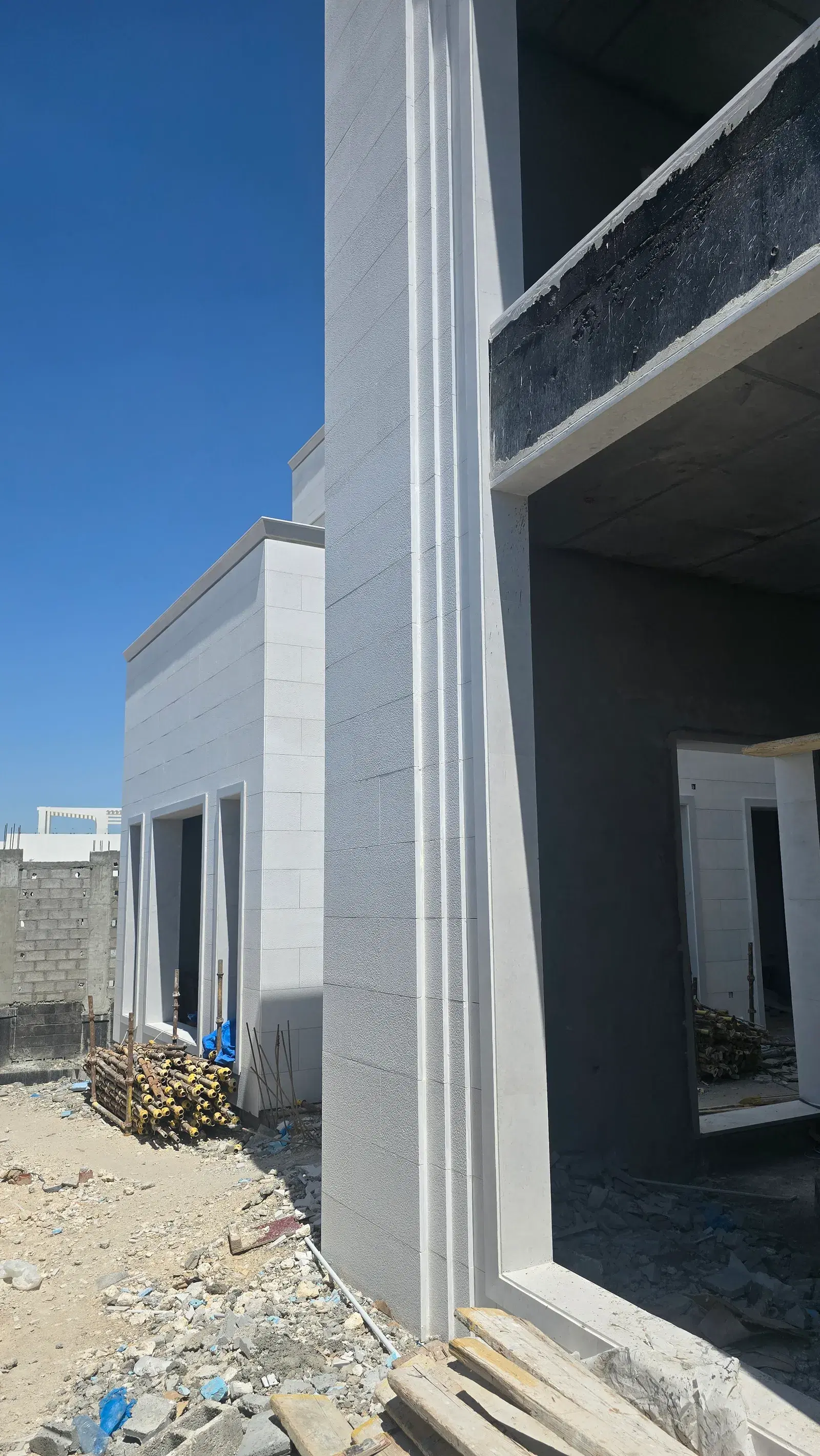 White Omani Stone Facade — Lusail (Qetaifan) — photo 66