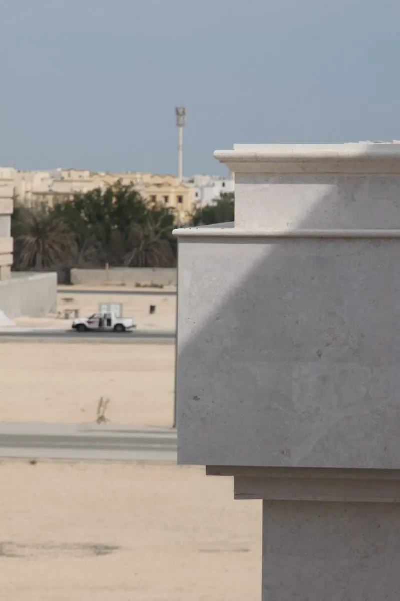 Completed natural stone facade and villa cladding projects across Qatar by Auckland